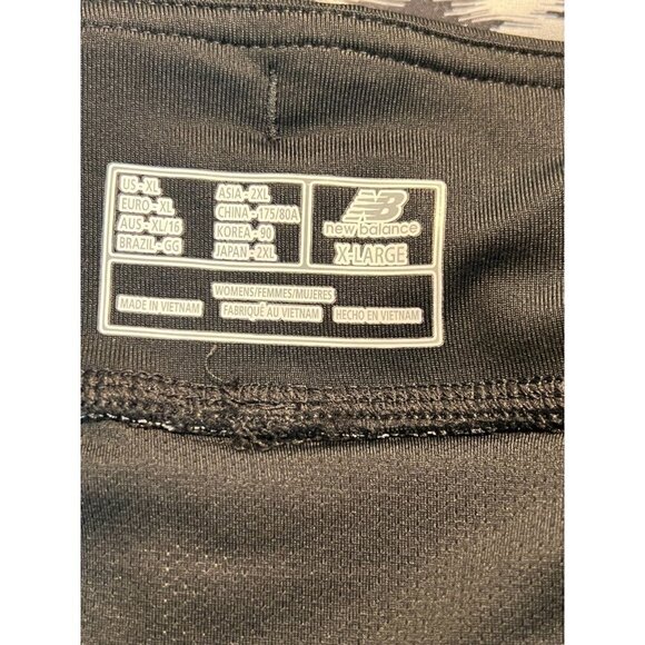 New Balance Impact 3" Shorts Size XL White Black Brief Lined Wicking Fabric NWT‎ - Picture 9 of 16